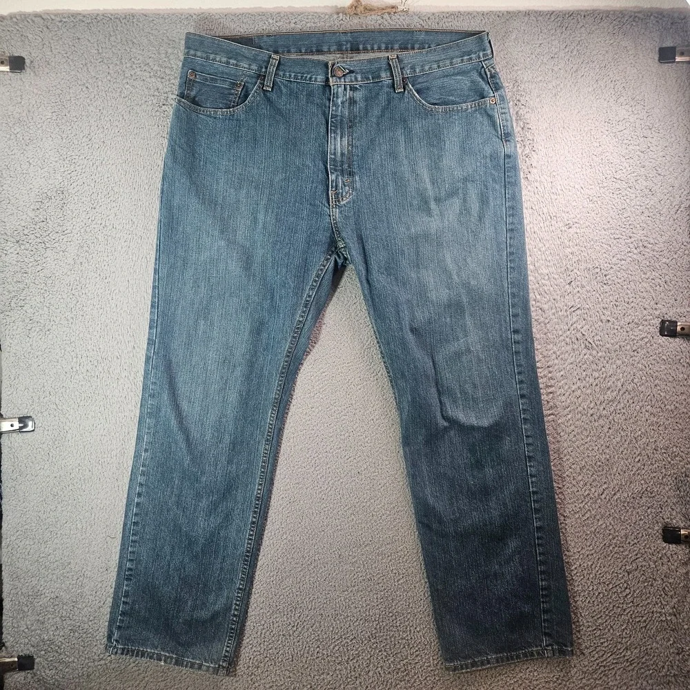 Levi's 559 Jeans Men 40 x 32 Zip Fly Blue Relaxed‎ Straight Leg Blue